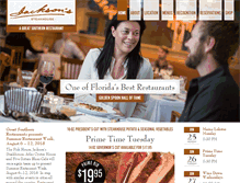 Tablet Screenshot of jacksonsrestaurant.com